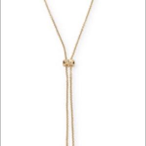 Kenneth Cole Jewelry - NWT Kenneth Cole Pave Gold Tone Slider Y Necklace. Kenneth Cole Jewelry - NWT Kenneth Cole Pave Gold Tone Slider Y Necklace.